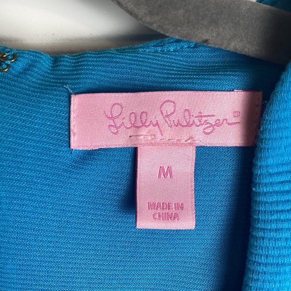 LILLY PULITZER CHARLENA
SHIFT ARIEL BLUE Mini Dress  Size Medium - Picture 8 of 8